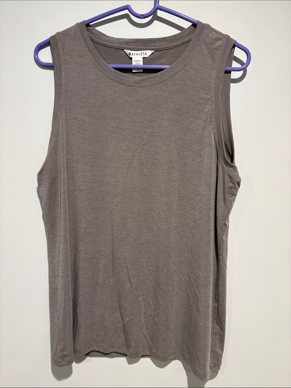 Athleta Relaxed Muscle Tank in Gray